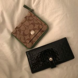 2 Coach Wallets